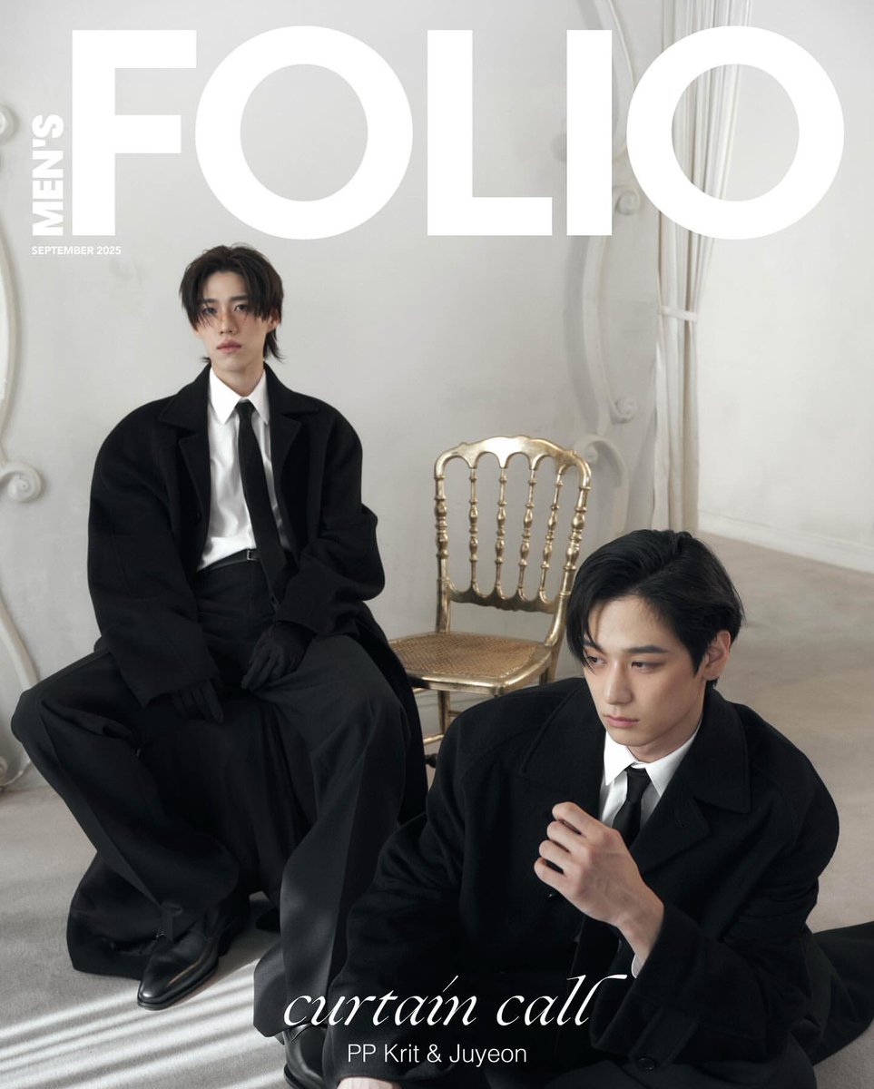 As the 'curtain call' draws near, we hold the gaze on Men's FOLIO. Dressed in sharp silhouettes, they bring a dramatic flair and an undeniable presence to the September issue.