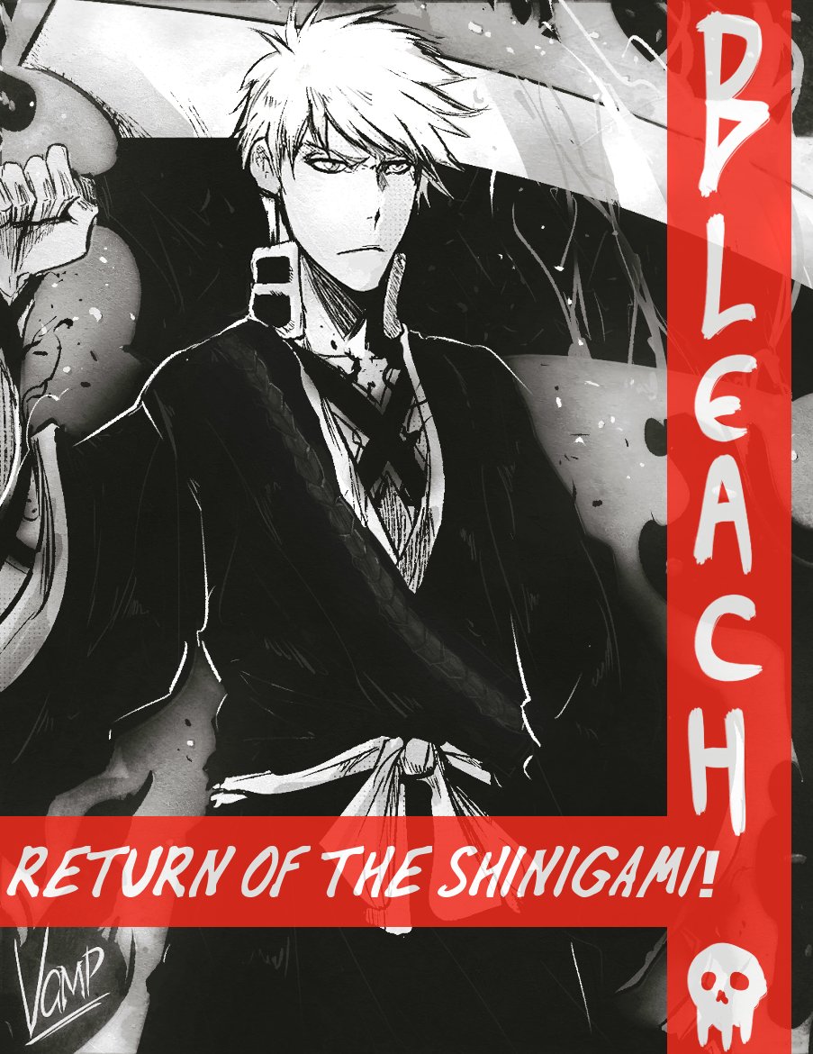 Bleach fanarts! \o/
-Evil Quincy King Yhwach
-Ichigo sketch!

#Bleach #BleachFanart #BLEACHファンアート