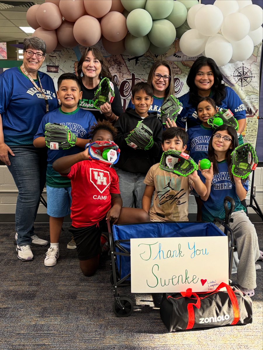 Words cannot express our gratitude to <a href="/SwenkeCFISD/">SwenkeCFISD</a> PTO for their unwavering support of our scholars! This <a href="/CyHopeTX/">Cy-Hope</a> Dierker’s Champs team is ready for tryouts for spring baseball! #bettertogether #atLiederweLEAD #cfisdspirit #parentsmakeadifference
