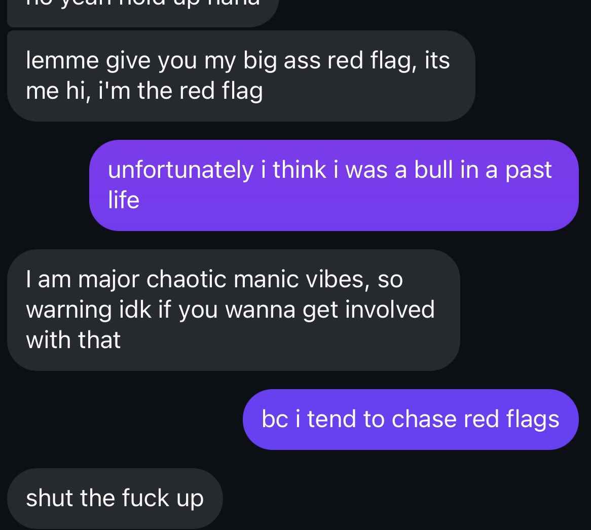 boostetti's tweet image. “why are all the girls i talk to crazy” the girls