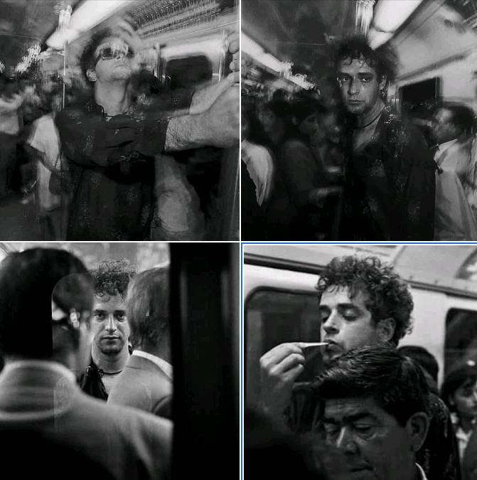 MixupTeam's tweet photo. #GustavoCerati en el Metro de Santiago. 🖤
Febrero de 1994.

📷 Javier Godo https://t.co/wUeUk1fWoZ
