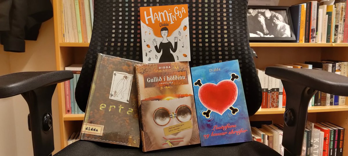 Ætli það sér margir sem eiga fjórar bækur eftir Diddu?