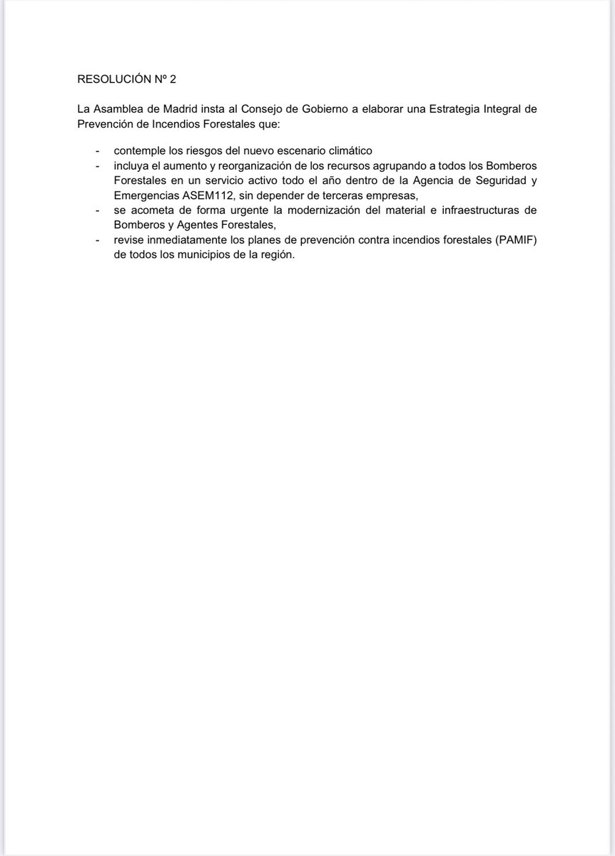 alesanper's tweet photo. El PP de Madrid vota en contra de mejorar el servicio de prevención contra incendios forestales y en particular las condiciones de los bomberos… porque lo propone Más Madrid. 
#DER2025Madrid https://t.co/rWge1rNLrz