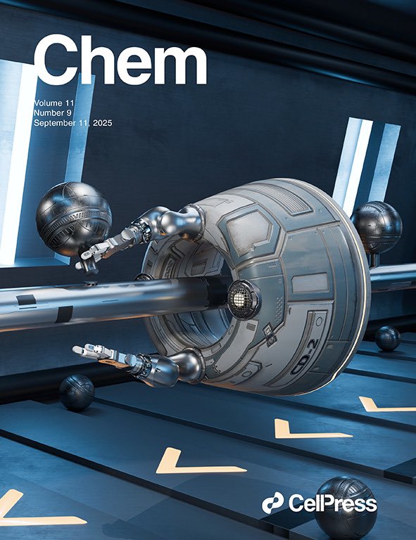 VivesGui's tweet image. Our work on the unidirectional motion of a CD is now in the September issue of Chem and on the cover! 
Many thanks to the whole team and @Chem_CP for the highlight!
@enxu_liu 

cell.com/chem/fulltext/…