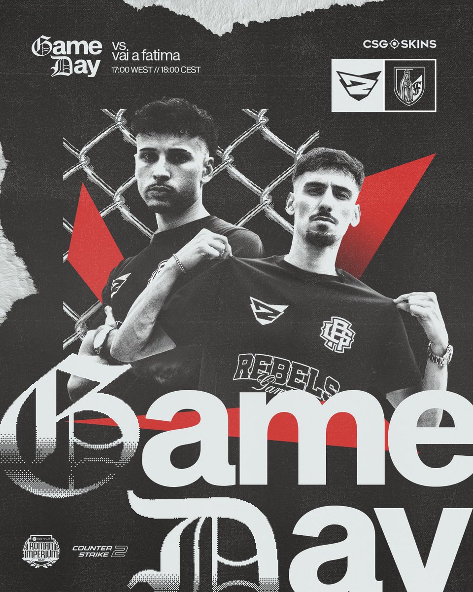 Rebels Gaming CS2 ♦️ (@rebelsgamingcs2) on Twitter photo A primeira página da nossa história. Não faltem.
🆚 <a href="/VaiAFatima/">VaiAFatima</a>
🇵🇹 17:00 / 🇪🇸 18:00
#BeRebels ♦️ #JogosRebeldes A primeira página da nossa história. Não faltem.
🆚 <a href="/VaiAFatima/">VaiAFatima</a>
🇵🇹 17:00 / 🇪🇸 18:00
#BeRebels ♦️ #JogosRebeldes