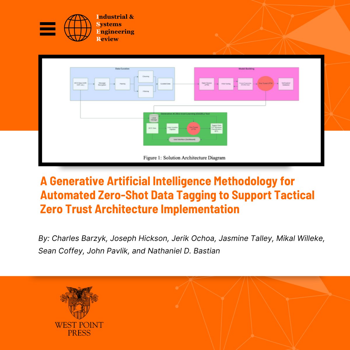How can AI strengthen cybersecurity?
In the latest issue of Industrial and Systems Engineering Review one article explores a cutting-edge methodology using AI to streamline the path towards an agile and fortified cybersecurity posture.
Read now: iser.sisengr.org/index.php/iser…