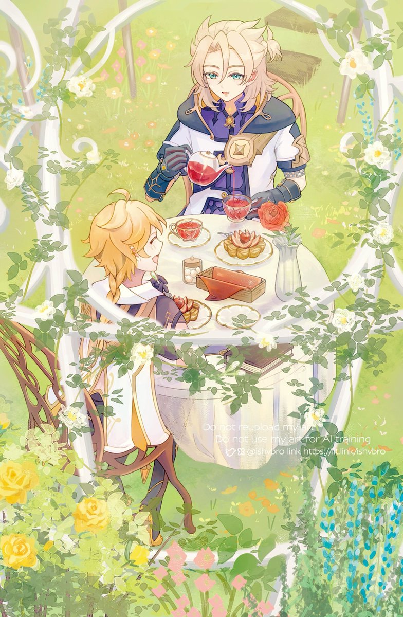 under the rose🌹
#アルベド誕生祭2025 #albedo
#アルベド生誕祭2025