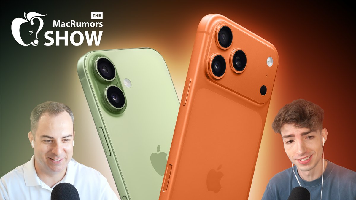 MacRumors.com (@macrumors) on Twitter photo The <a href="/MacRumorsShow/">The MacRumors Show 🎙️</a>: Apple Announces iPhone 17, AirPods Pro 3, and More macrumors.com/2025/09/12/the… The <a href="/MacRumorsShow/">The MacRumors Show 🎙️</a>: Apple Announces iPhone 17, AirPods Pro 3, and More macrumors.com/2025/09/12/the…