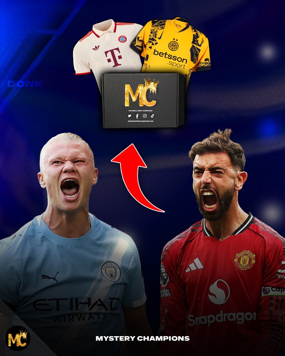 If Haaland 🇳🇴 OR Fernandes 🇵🇹 scores ANYTIME today we’ll giveaway a Mystery Football Shirt box 📦

To enter
- Like
- RT
- Follow us <a href="/MysteryChampion/">Mystery Champions</a>

Good luck Champions 🍀