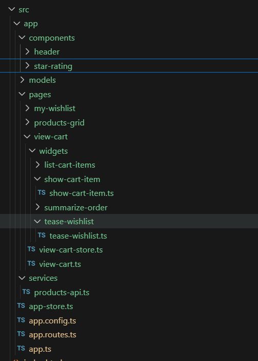 🔥 I've been using the new Angular file naming conventions on the e-commerce project I'm working on. And it is uncomfortable at first, but I notice I'm making more of an effort to name components correctly - acc to "what they do" - rather than "what they are".

Here's a snap 👇
