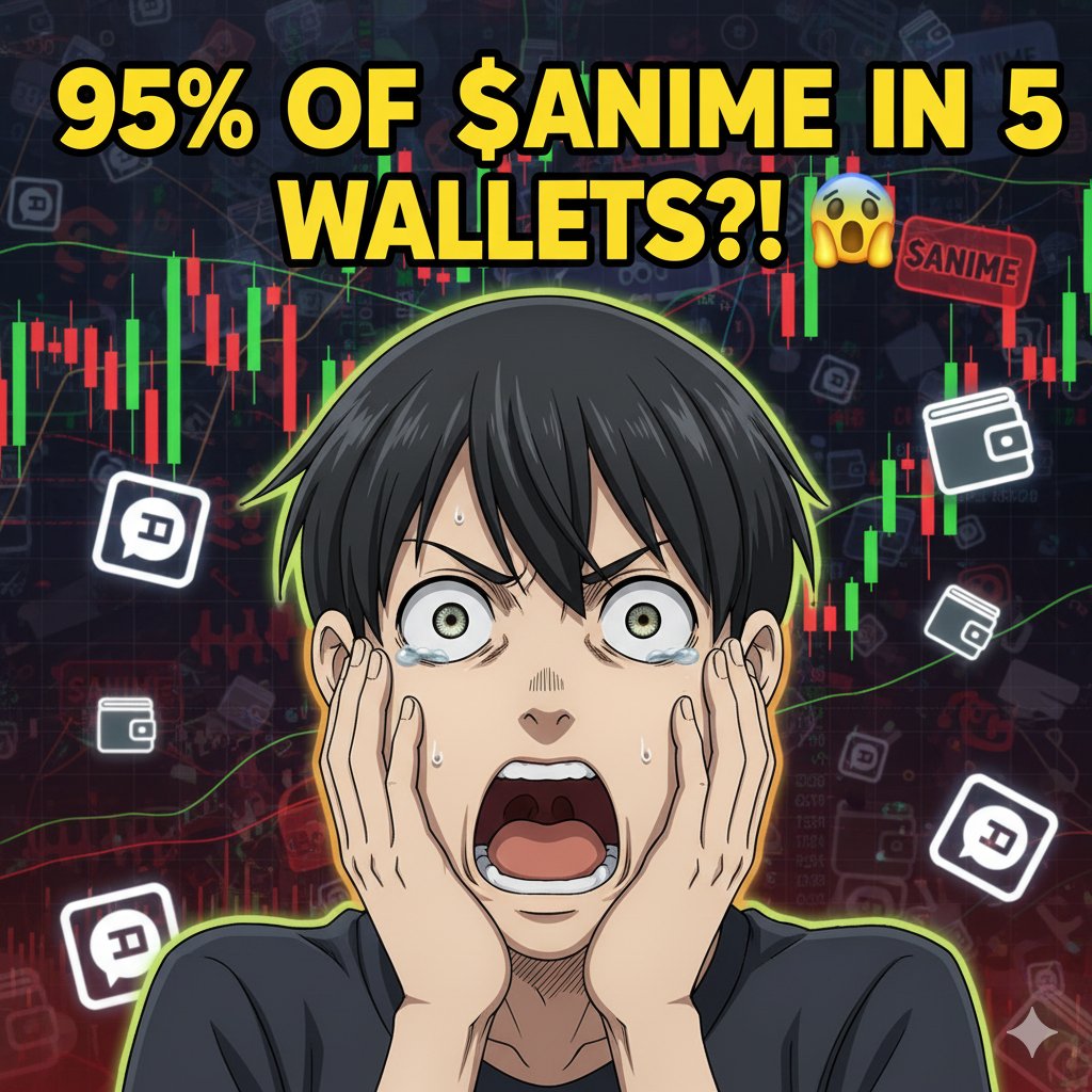 Every token has a story.

For $ANIME, it started with a dream: anime culture merging with crypto.

Launched in Jan ‘25 with 10B supply, hyped by <a href="/Azuki/">Azuki</a>, it promised to be more than just another coin.

But dreams meet data… and that’s where it gets messy.

What we found may