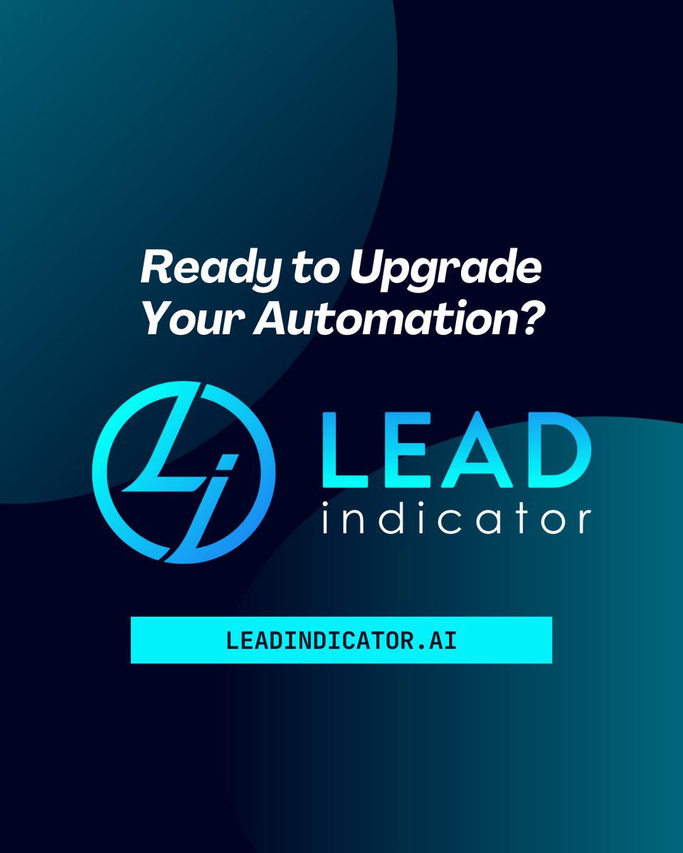 LeadIndicator's tweet photo. Smart automation starts with the right setup.

Ready to level up your lead management? Start now! 

https://t.co/uiYQkoBZBx 

#LeadAutomation #AIAssistant https://t.co/uFy2wYFCjo