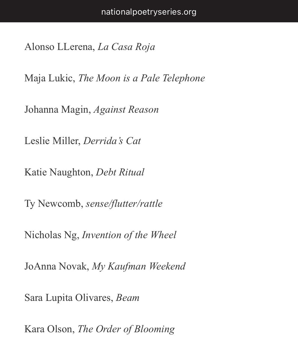 Four time finalist.  Onto looking for another publisher