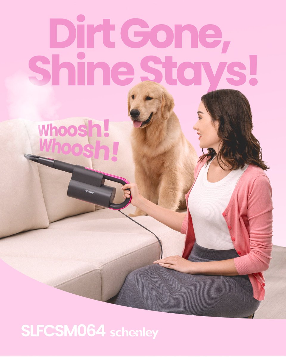 SchenleyTech's tweet photo. Dirt Gone, Shine Stays! ✨

Schenley steam mop doesn't just clean floors—it detaches to become a powerful handheld steam cleaner, perfect for refreshing your couch, drapes, and more. Because life's too short for anything but spotless spaces and happy pets.
#SteamMop #HomeCleaning https://t.co/jOpsj4zdPy