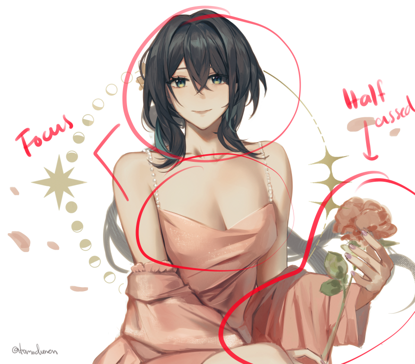 art lifehack (?): ive seen people ask how i draw stuff quickly and all so the trick is to lay down all the colors but focus on rendering like the main parts you want the viewer to focus on (like face or eyes) and roughly render the rest