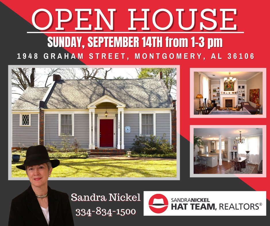 MavenofMidtown's tweet image. 🏡💥 4 Incredible Homes, 1 Epic Afternoon💥🏡
•
📅 TODAY: Sunday, Sept. 14th
🕐 TIME: 1–3 PM (CDT)
•
#openhouses #OpenHouseExtravaganza #openhousesunday #montgomeryalopenhouses
#yourmontgomeryalrealtor #montgomeryrealestate #realestate #lovewhereyoulive #HatTeamRealtors