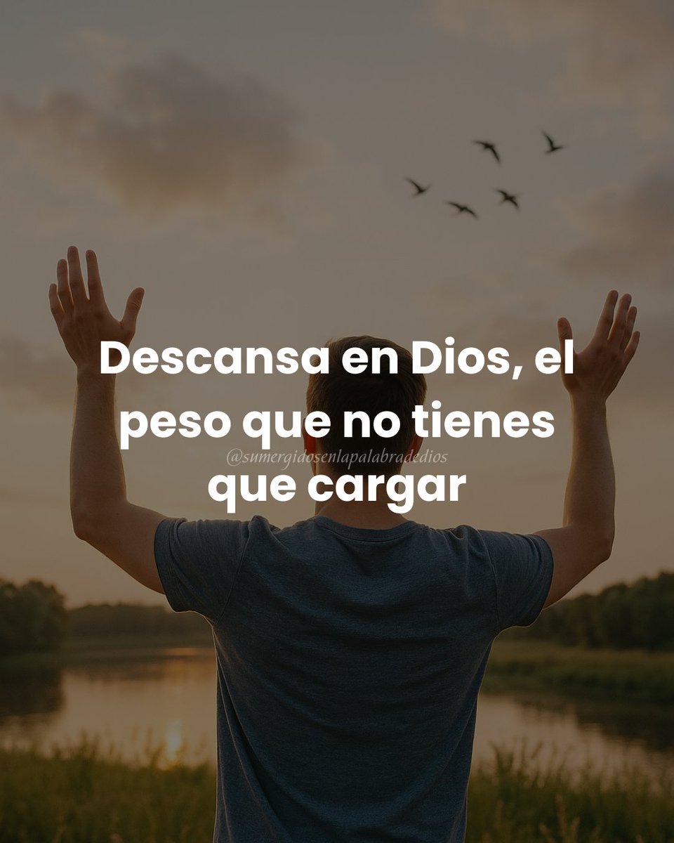¿Sientes que tus preocupaciones te pesan demasiado? 💧 Descubre cómo entregarlas y encontrar paz 💛… lee más en el blog. 👇…ergidosenlapalabradedios.blogspot.com/2025/09/como-s…