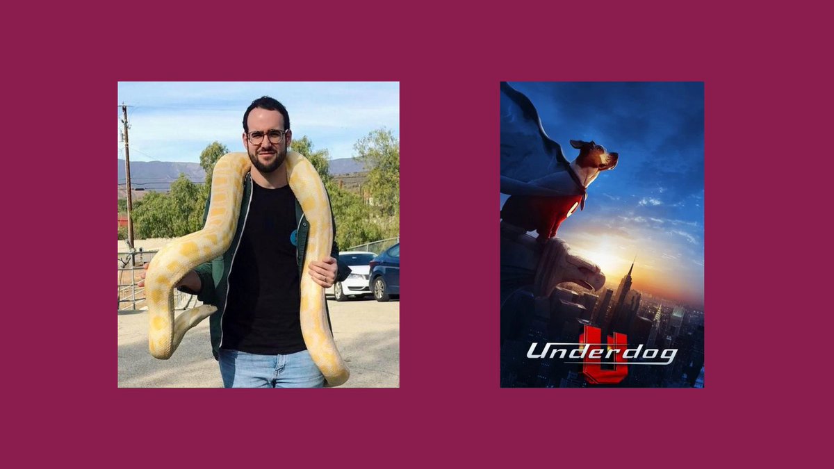 For episode 15, writer and producer @BenMekler joins us to talk about the 2007 superhero comedy Underdog. Consider getting fixed before tuning in on 9/17!