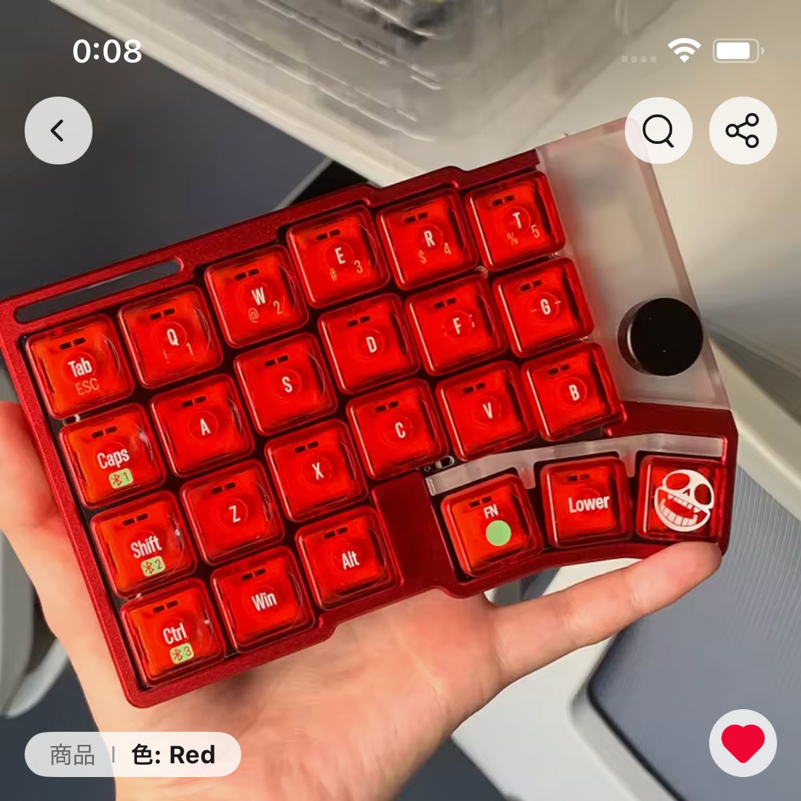 や*た様 Cornix LP 分割キーボード　【カラー: 赤】 Cornix 分割キーボード Cornix LP 無線分割キーボード – JezailFunder