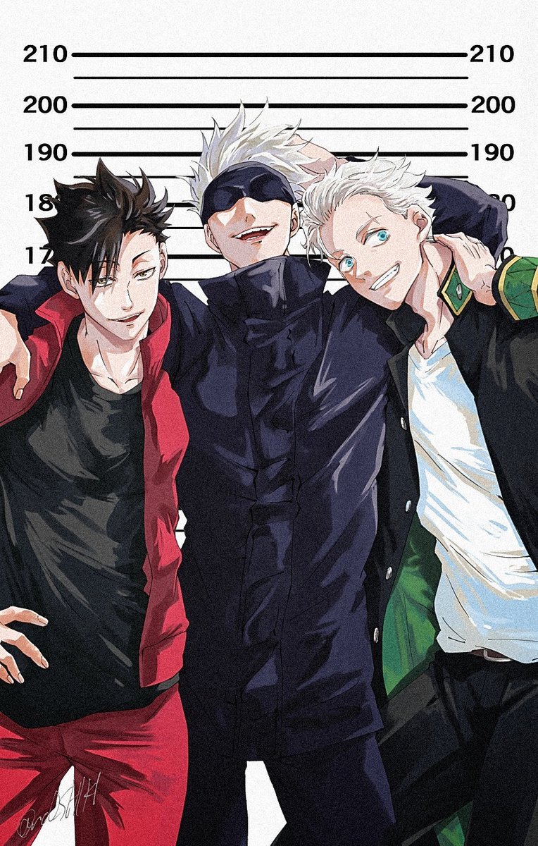 クロスオーバー　CV:中村◯一のでっかい男たち
五条、黒尾、梅宮