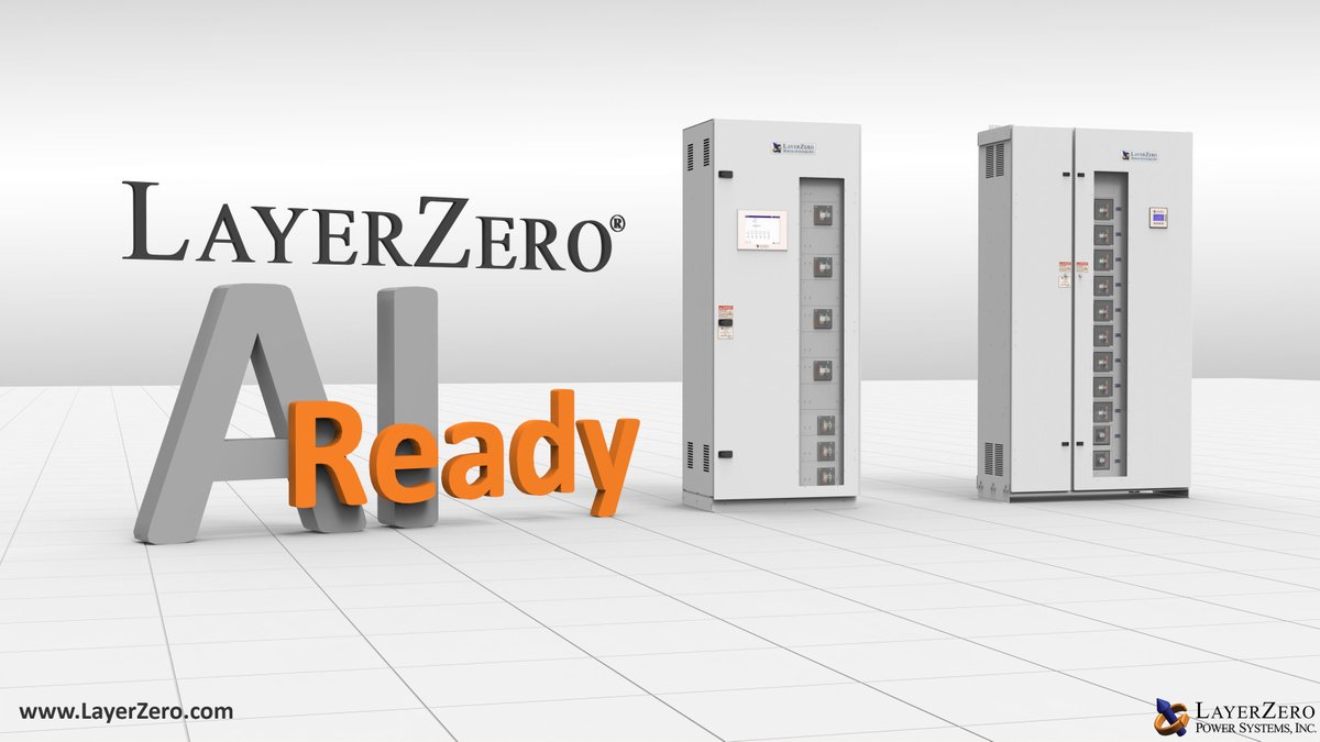 LayerZero's tweet image. Is your data center ready for the future of AI? 

LayerZero&apos;s AI-Ready power distribution solutions are purpose-built to handle the massive, high-density power demands of today&apos;s most powerful GPUs. 

LayerZero.com 

#LayerZero #LZAI #AIReady #PowerSystems