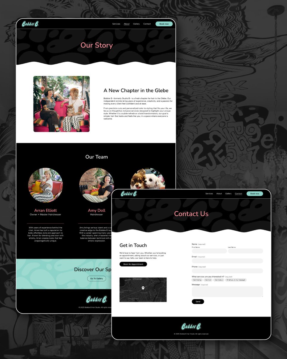 LROsolutions's tweet image. Creating a website for Bobbie B meant translating her bold, refreshed brand into a digital experience. ✨💻

Interested in web solutions that work for your business? Get in touch. loom.ly/XMiZOhc

#WebDesign #BrandDevelopment #WebsiteLaunch