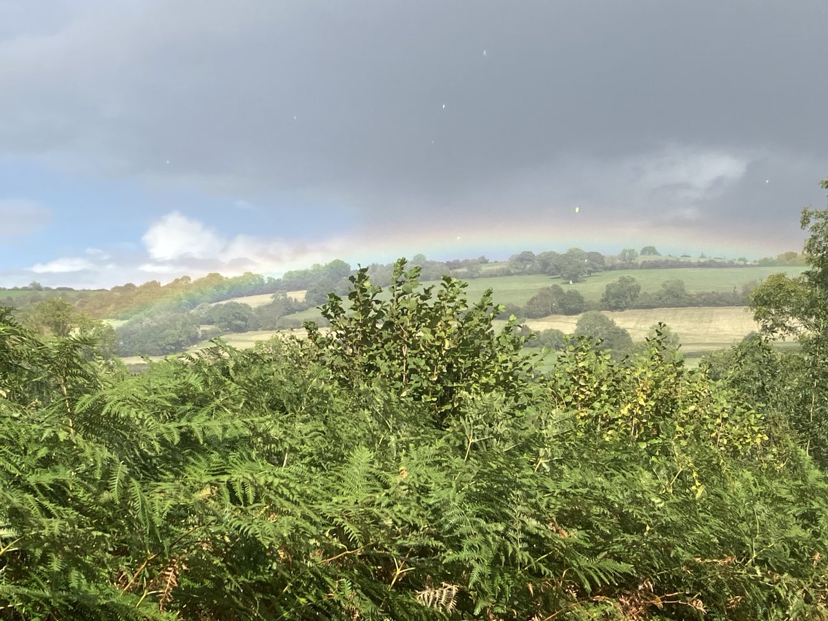 There’s a low hanging rainbow in Craswall