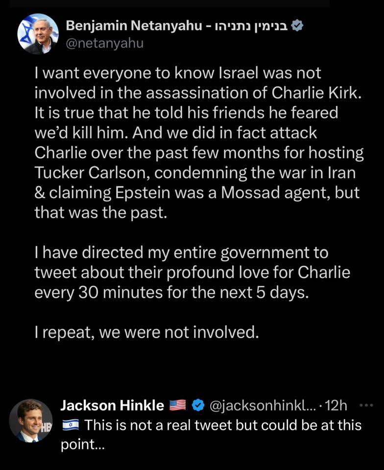 not a real tweet... but could be...