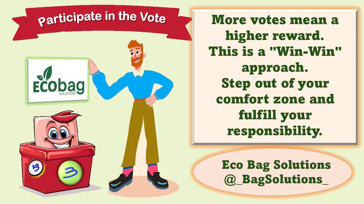 Being preferred and receiving votes isn't just about getting more allocations. It's also a source of morale and motivation for the developers who improve the application.
<a href="/_BagSolutions_/">Eco Bag Solutions</a> #VeBetterDAO #VeFam #vechain #BYOBag #NoPlasticBags #ReusableBags #ecobag