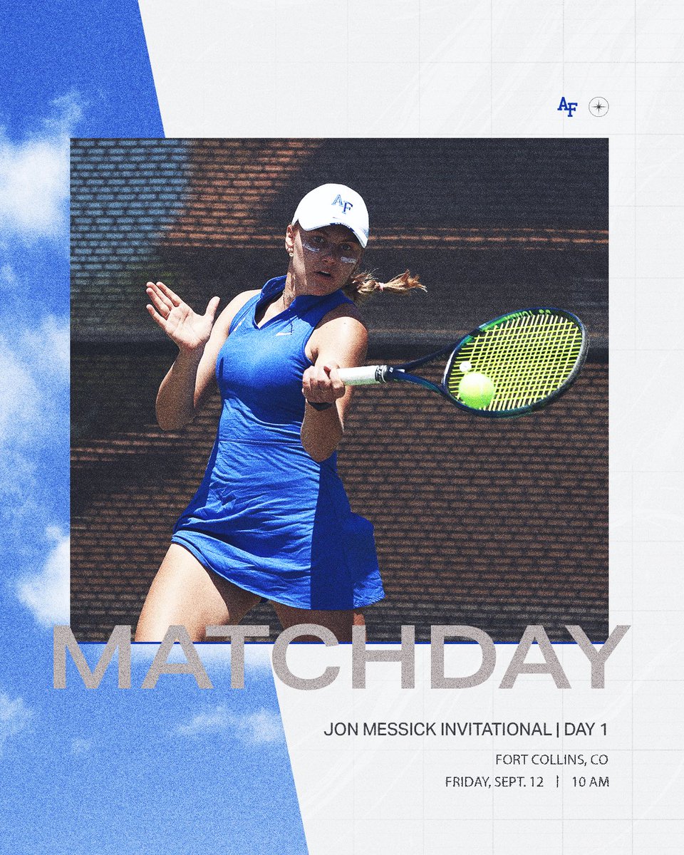 First tennis of 2025-26! Time to see what we’re made of 😤

🎾: Jon Messick Invitational 
📍: Fort Collins, CO
⌚️: 10 a.m. MT 

#FlyFightWin⚡️