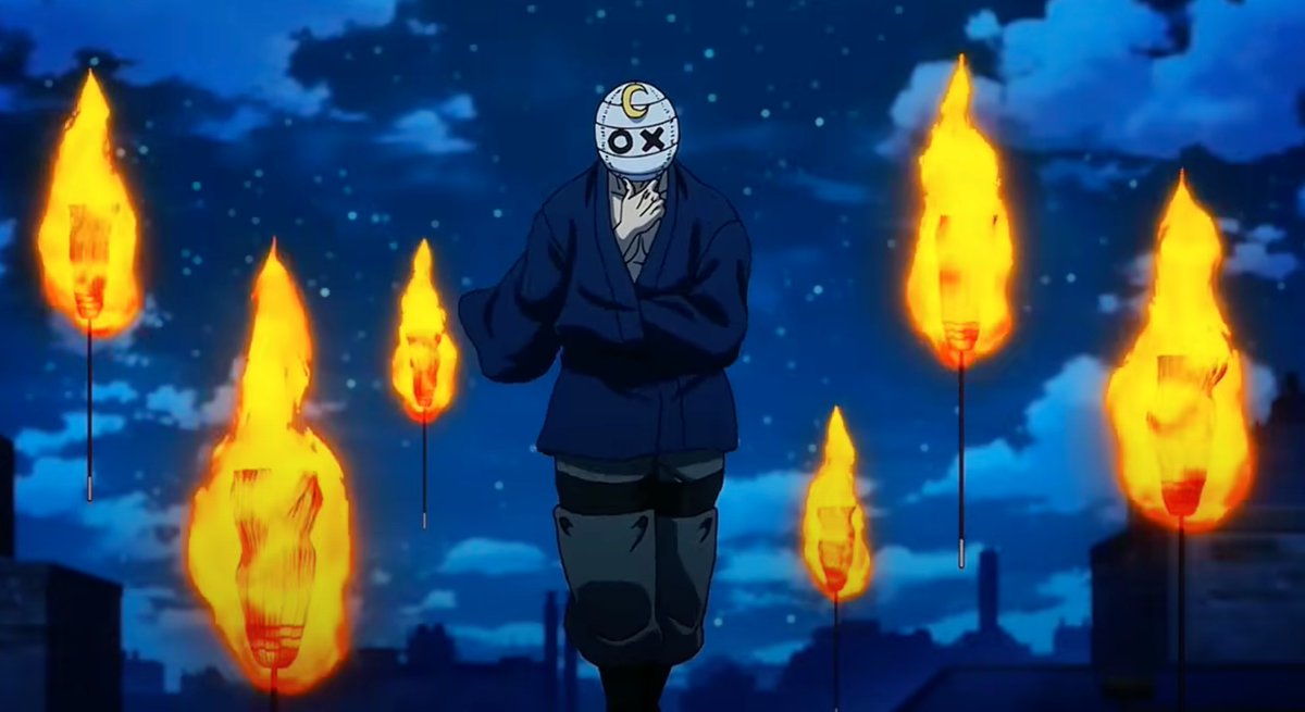 Mega Delphox has just been hanging out in Fire Force lately🤔