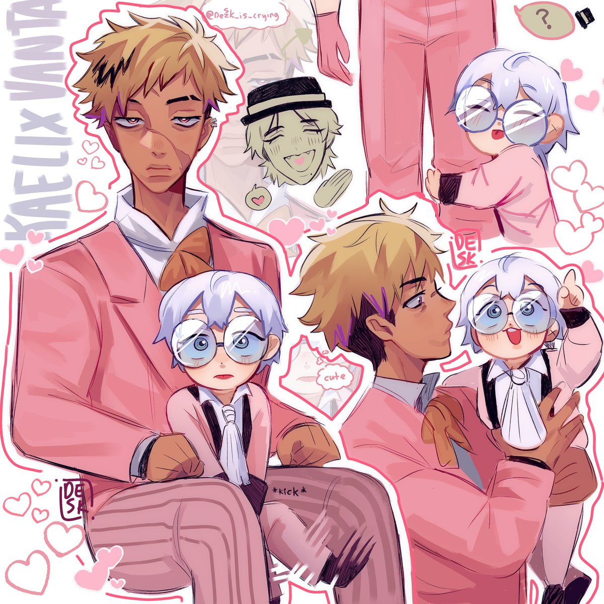 Had an upgrade. They're swag now
(I've drawn baby Kae more than regular Kae should I be worried)

#Kaepix #Vantalism