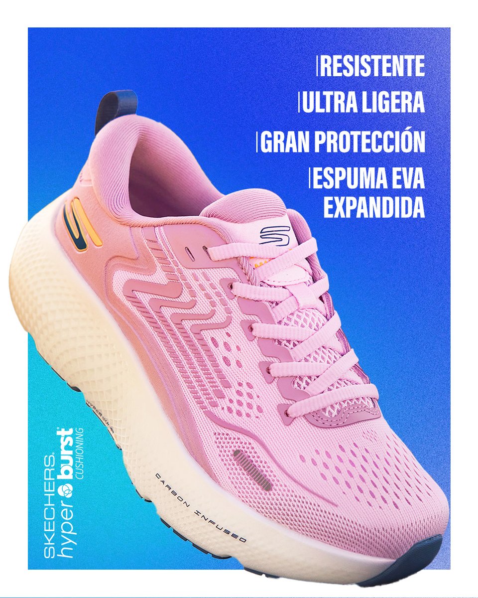 SkechersSpain's tweet photo. Menos impacto y todo el impulso que necesitas para dar tu mejor versión 💪🏼 Skechers #HyperBurst
https://t.co/QPy3cM9oLw https://t.co/d3eDJBrt9q