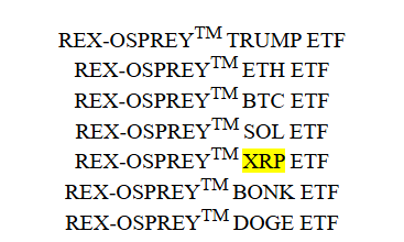 REX-Osprey $XRP ETF 
👉SPOT or NOT?
Partially a spot fund, holding actual XRP directly (≥80% of assets + borrowings) for exposure. It also invests via Cayman subsidiary directly (≤25% assets for RIC tax compliance). Remainder: U.S. Treasuries, MMFs, cash equivs. Supplements: