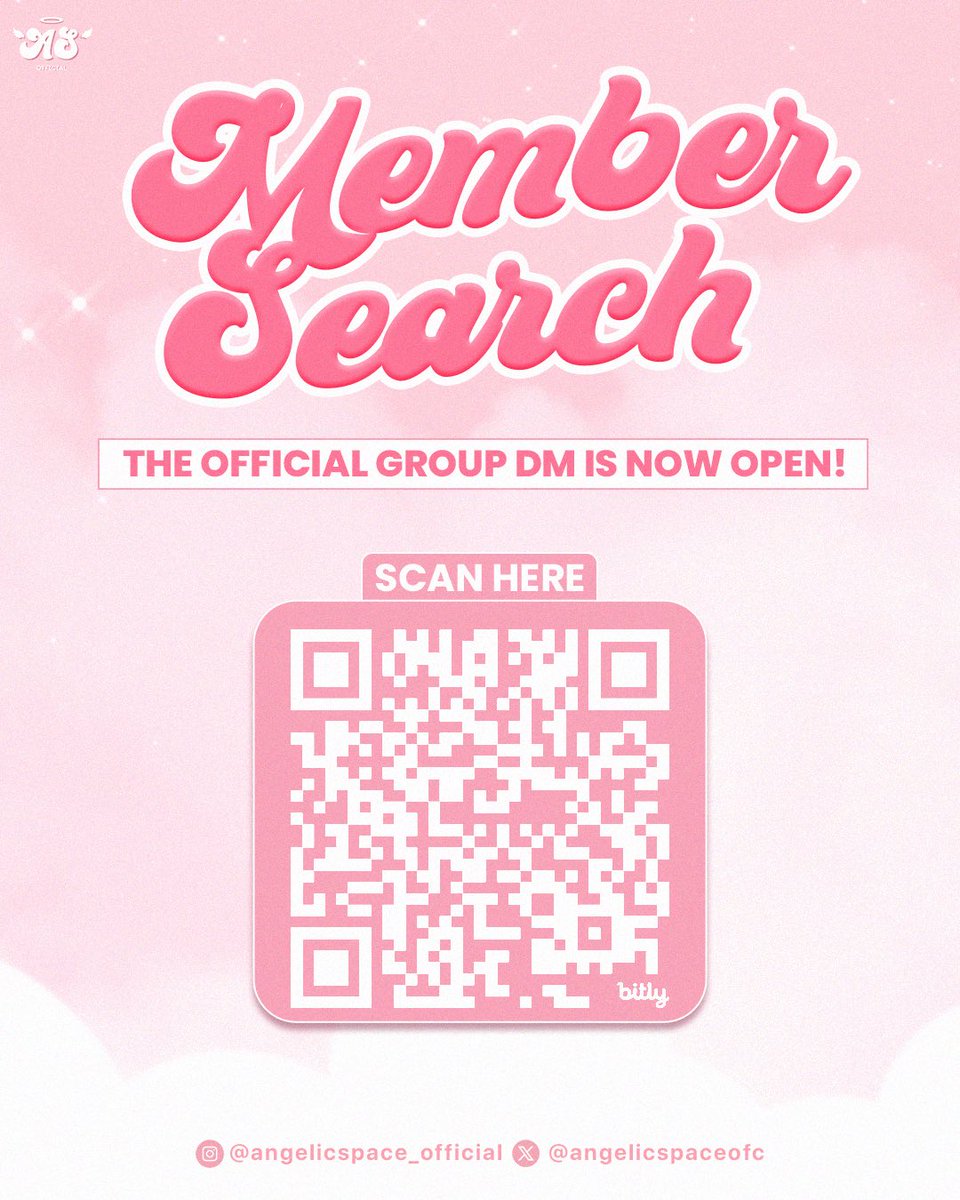 AngelicSpaceOFC's tweet photo. Hey Angels! AngelicSpace Official is now open for new members! Have access with exclusive ayudas, updates, events highlights, and be in the same group chat with our favorite chinita! ✨  

Membership form : https://t.co/HHcQeVLmMd

See you all there! 🩷🪽 https://t.co/dzDgIzfe8L