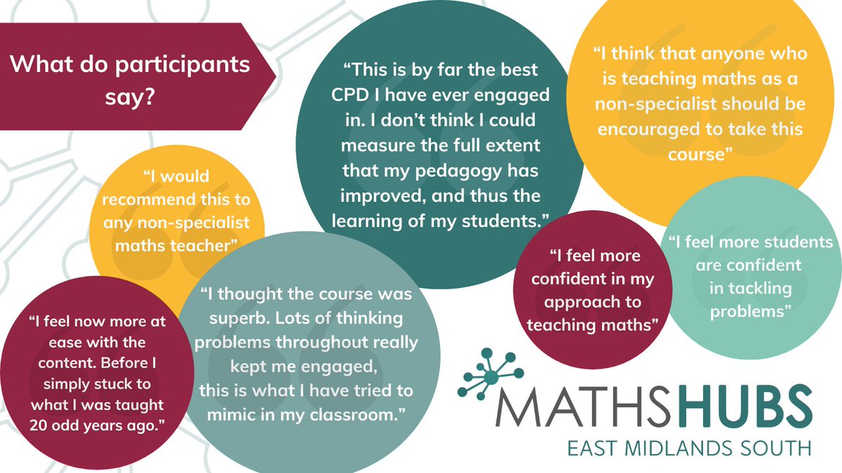 Want to help secondary non-specialist teachers in your school teach maths with greater confidence? ✨📚

Check out our FREE CPD designed to do just that! 

Starting on the 8th October, visit our website and find out more- bit.ly/47FDgPq