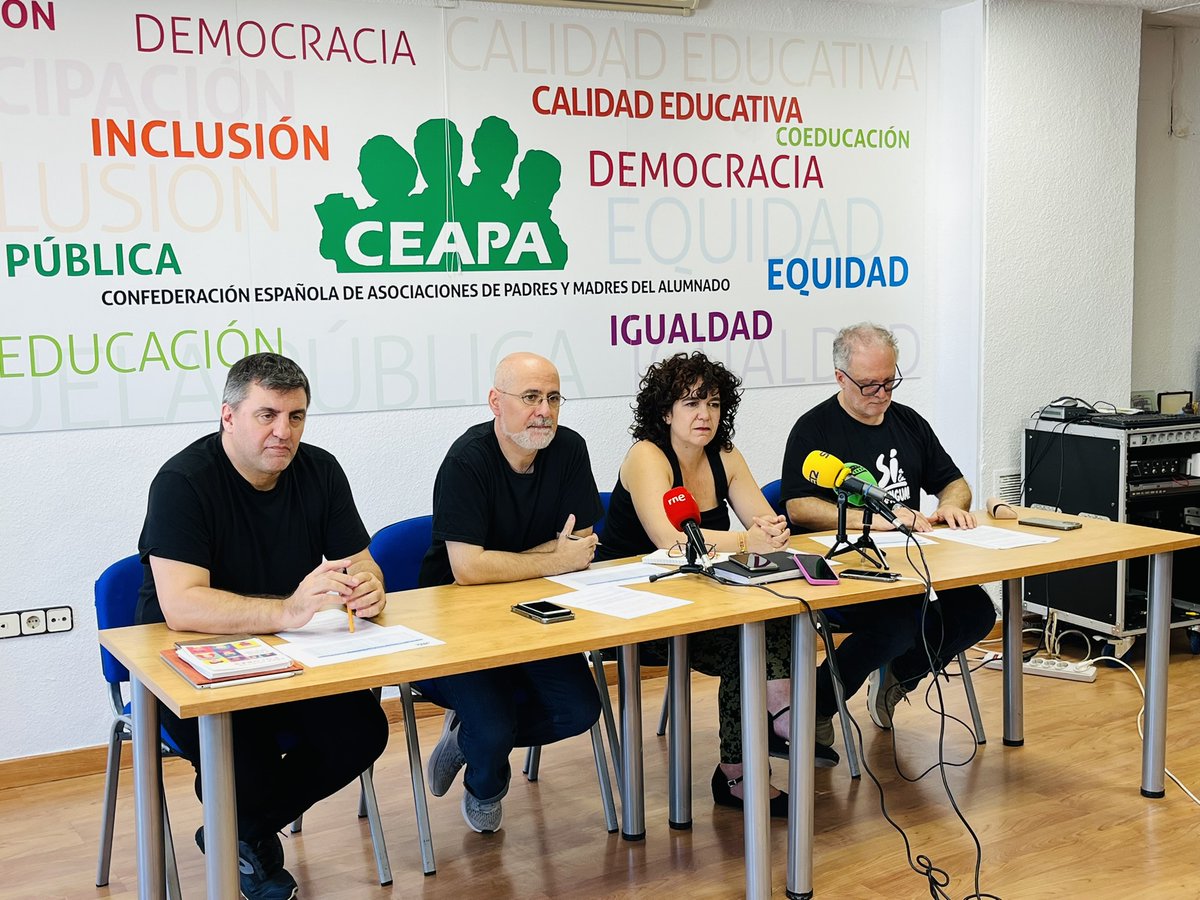 “La igualdad de oportunidades no puede depender del código postal”, ha advertido hoy la presidenta de CEAPA en la rueda de prensa de inicio de curso escolar organizada en nuestra sede.
Podéis leer la noticia completa en nuestra web: bit.ly/BalanceCEAPA

#CEAPA #AMPA #FAMPA
