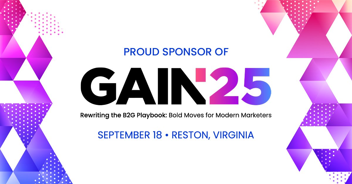 Sage is a proud sponsor of #GAIN2025!

Join us on September 18 in Reston to find inspiration, explore new ideas, gather practical tips and engage with a community of marketing professionals to help you succeed.

Save your spot today: events.govexec.com/gain-2025/ #TheSageWay