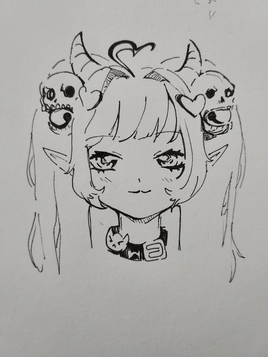 I drew lil Ironmouse since no tablet atm 😈🖤💜

#ironmouseart