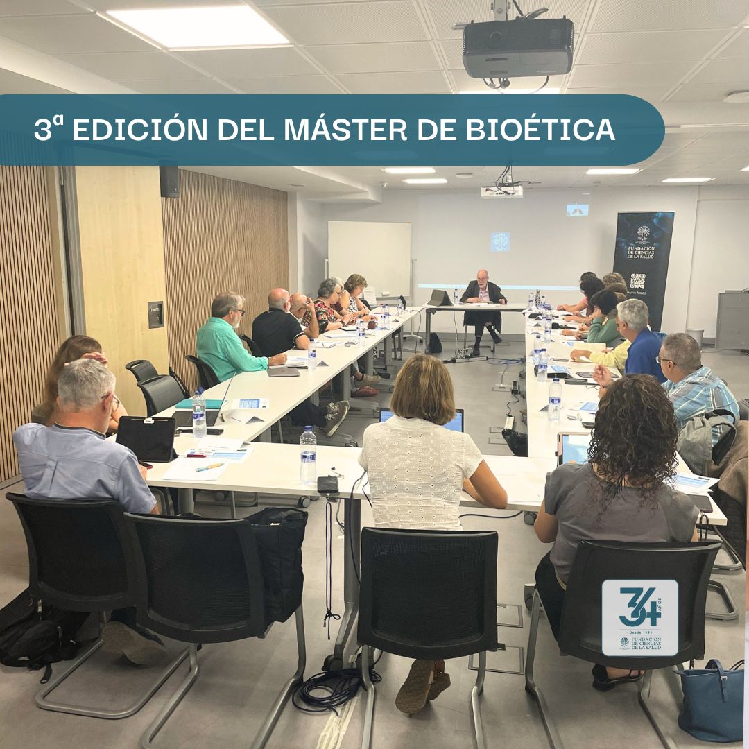 ✨ La 3ª edición de nuestro Máster de Bioética llega a su fin 

Un programa único, impartido por Diego Gracia Guillén, que permite a profesionales del ámbito sociosanitario identificar y afrontar dilemas éticos en la práctica clínica.

👏 ¡Gracias a todos los participantes!