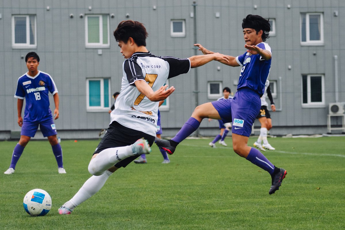 BtopHokkaido's tweet photo. 【試合フォト📸】
2025.9.7(日)
2025 年 第 48 回 北海道サッカーリーグ 第12節
vs #札大GP
試合の様子をお届けします✨
応援してくださった皆様
熱い声援をありがとうございました🔥
#BTOP #BTOP2025 #BTOPMatch https://t.co/DZ0awdU2Jj