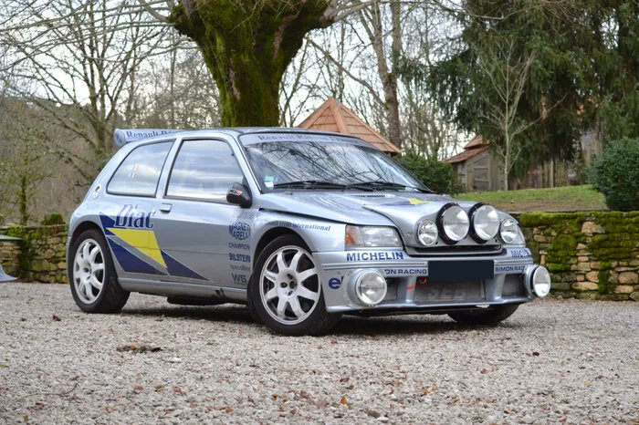 MaximumAttackDT's tweet photo. The new Clio was unveiled this week, so here is an #F2Friday of when it wasn't so ugly ๐คฃ #maximumattack #wrc #erc #brc #motorsport #rally https://t.co/90iJiL4Two