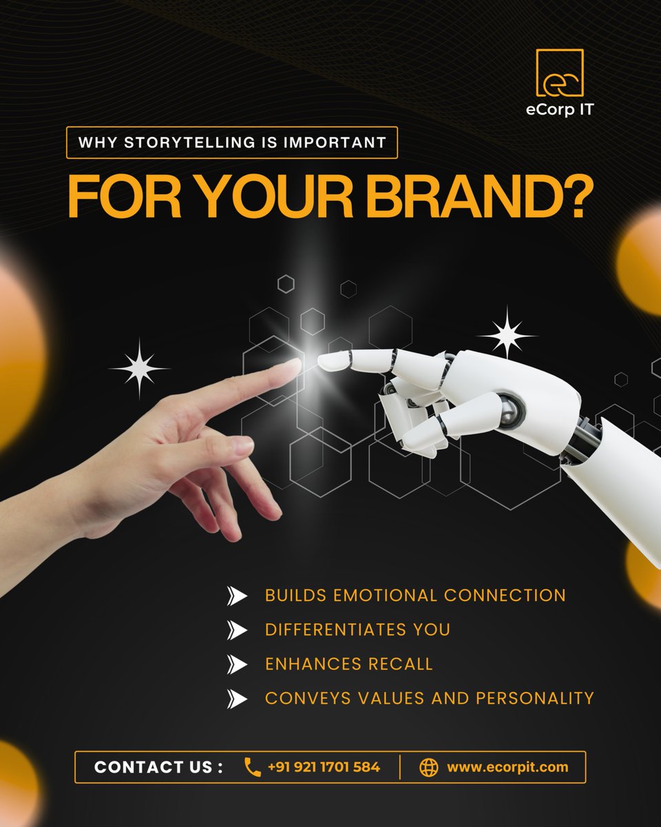eCorpIT's tweet photo. Storytelling is the only differentiator you carry with you. Everyone is building their brand, everyone is starting out, and anyone can have the same niche as you.

#ecorpit #it #tech #technology #twitter #viral #posts #x #viralposts https://t.co/ldmTdD7rTA