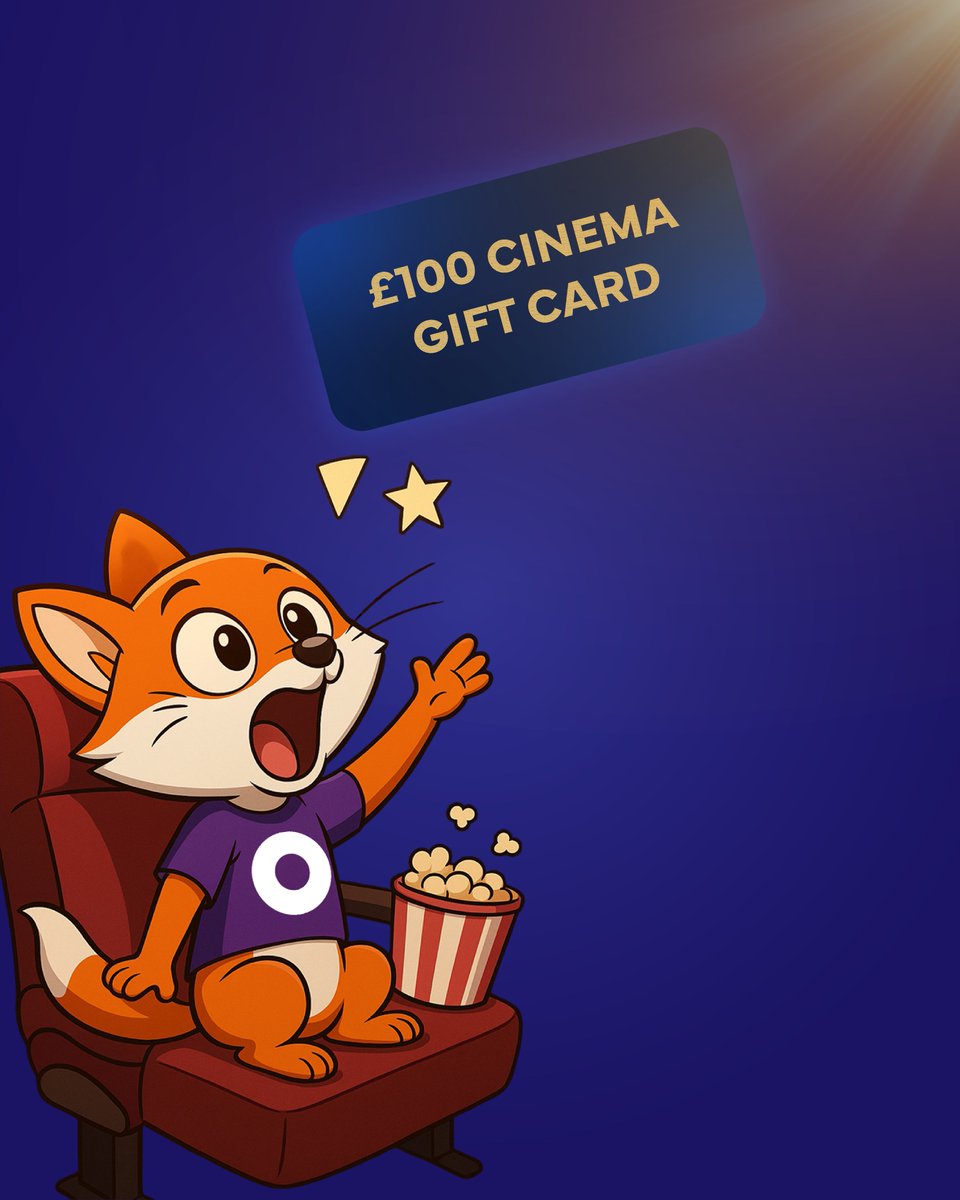 🎬 #FoxyFriday has rolled out the red carpet!
Ready for a blockbuster treat? We’re giving away a £100 cinema gift card (Showcase, Odeon, Vue or Cineworld) to one lucky movie fan!

How to enter:
🍿 Follow us
🎥 Like this post
⭐ Tag your movie mate

Winner revealed next Friday –