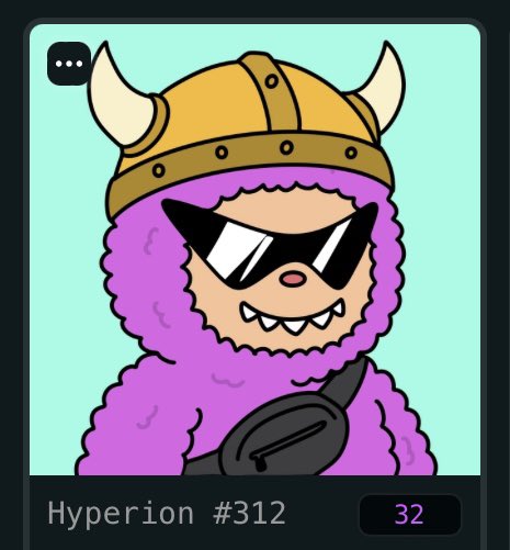 LowBuzzID's tweet image. Hyperion Collections 🔥 

Lets explore helmet Style @hyperionsNFT on @drip__trade 💦

No 70 Hyperion with samurai helmet
No 32 Hyperion with viking helmet
No 101 Hyperion with army helmet
No 19 Hyperion with pirate scarft

Enjoy Hyperliquid NFT season 😎

#NFTSeasonBack…