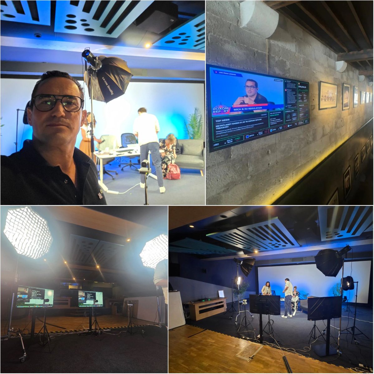 Loved hanging out with the <a href="/RoxomTV/">Roxom TV</a> team at their London studio and being interviewed by the super <a href="/DecentraSuze/">Decentra Suze</a> and Alfonso Martel Seward on the hot topics around policy and regulatory developments around the world. We keep hearing around the CONVERGENCE of the BTC and