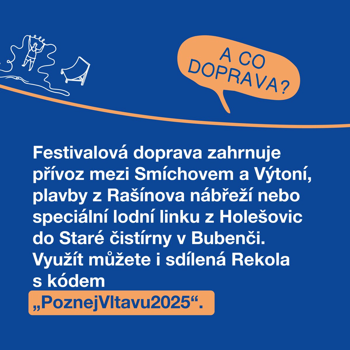 Těšíte se? My ano. 🥳 Festival Poznej Vltavu startuje už 28. září a Pražské služby u toho rozhodně nebudou chybět! 🌊 Pro pořádek jen doplníme, že celou událost režíruje Kreativní Praha.

🙏 Většina akcí je zdarma nebo za symbolickou cenu. Některé ale vyžadují rezervaci. ✍️