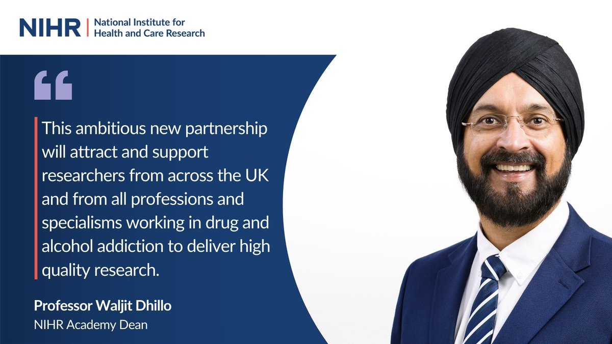 We're launching a new UK-wide research partnership to deliver innovations in drug and alcohol addiction prevention, treatment and recovery.

The partnership with the Office for Life Sciences will support future research leaders to improve lives and reduce the long-term impacts of