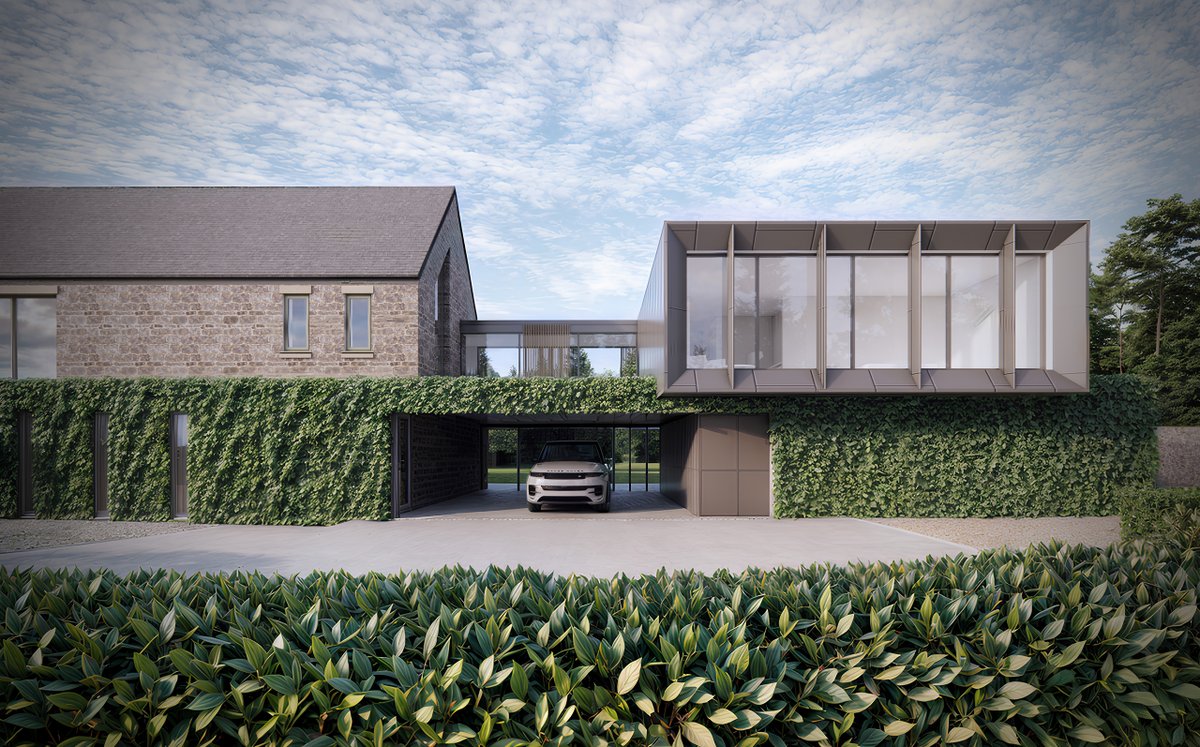 A stunningly designed new family home was granted permission at a recent planning committee to replace an existing older dwelling.

Set in open countryside, with stunning views over Leicestershire, it is cohesive with its habitat and enhances the surrounding biodiversity.