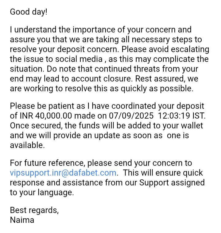 Abhinitokab's tweet photo. @henrygayle hey sir please help me dafabet is scam with me of 10000 INR. Please help me They block me after they do scam with me https://t.co/dAryKFx5nr